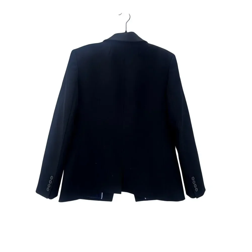 J. Crew Womens Madelyn Blazer Coat in Four-Season Stretch Black Size 10 NWOT